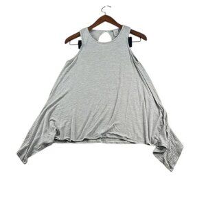 American Rag Striped Tank Top Gray White Small